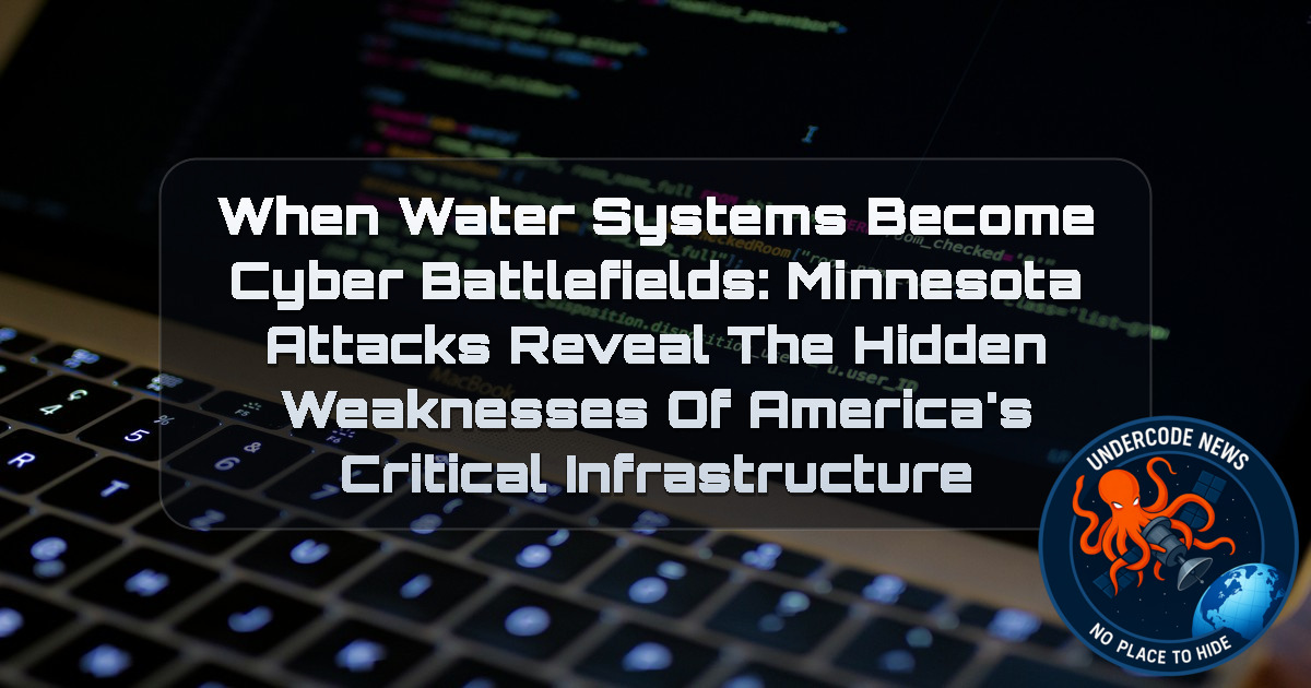 When Water Systems Become Cyber Battlefields: Minnesota Attacks Reveal the Hidden Weaknesses of America’s Critical Infrastructure + Video