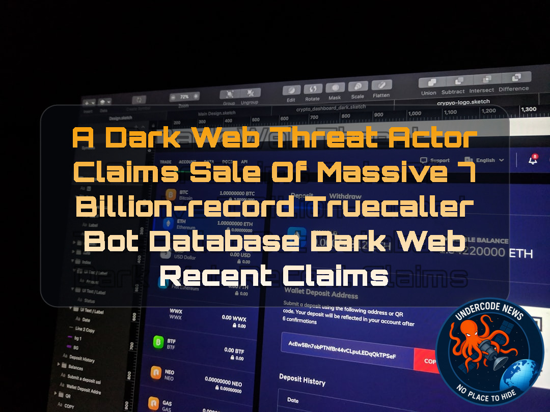 A Dark Web Threat Actor Claims Sale of Massive 7 Billion-Record Truecaller Bot Database Dark Web recent claims + Video