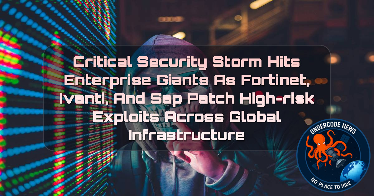 Critical Security Storm Hits Enterprise Giants as Fortinet, Ivanti, and SAP Patch High-Risk Exploits Across Global Infrastructure + Video