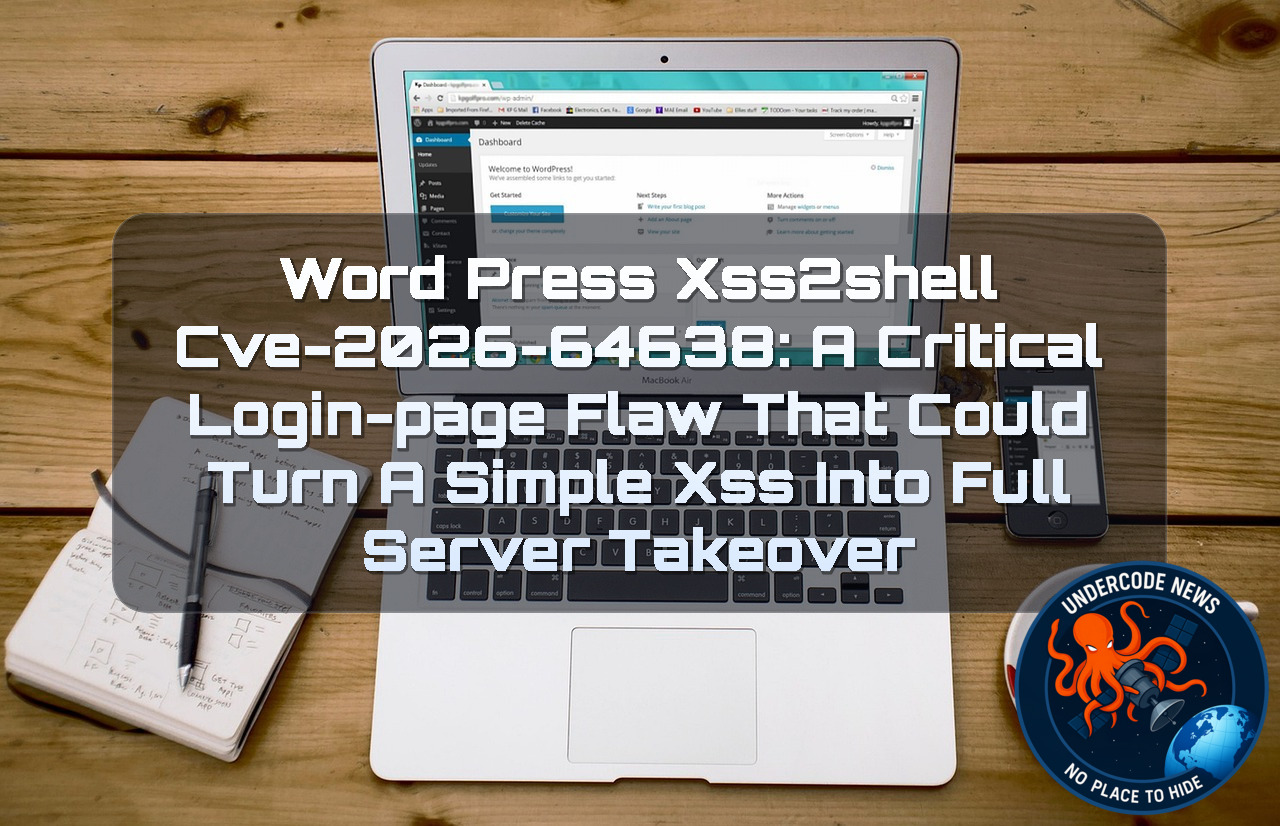 WordPress XSS2Shell CVE-2026-64638: A Critical Login-Page Flaw That Could Turn a Simple XSS Into Full Server Takeover