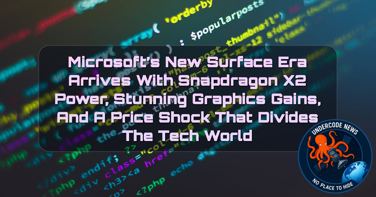Microsoft’s New Surface Era Arrives With Snapdragon X2 Power, Stunning Graphics Gains, and a Price Shock That Divides the Tech World + Video