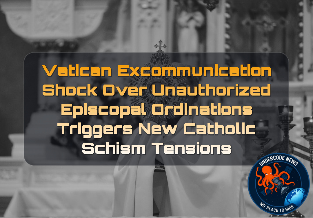 Vatican Excommunication Shock Over Unauthorized Episcopal Ordinations Triggers New Catholic Schism Tensions + Video