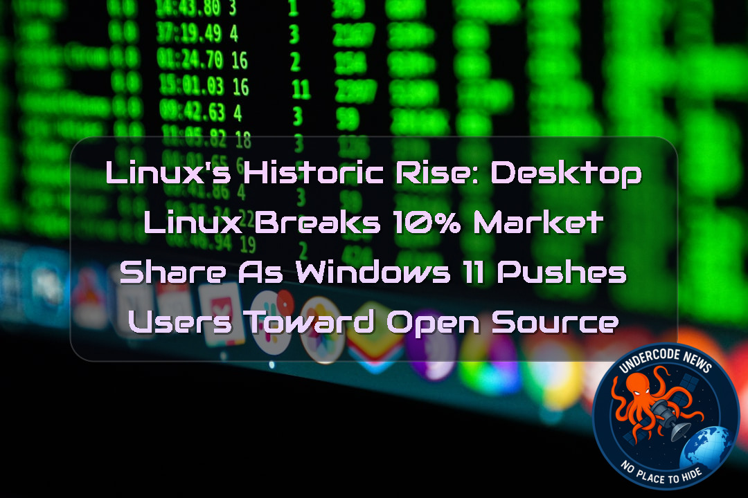 Linux’s Historic Rise: Desktop Linux Breaks 10% Market Share as Windows 11 Pushes Users Toward Open Source + Video