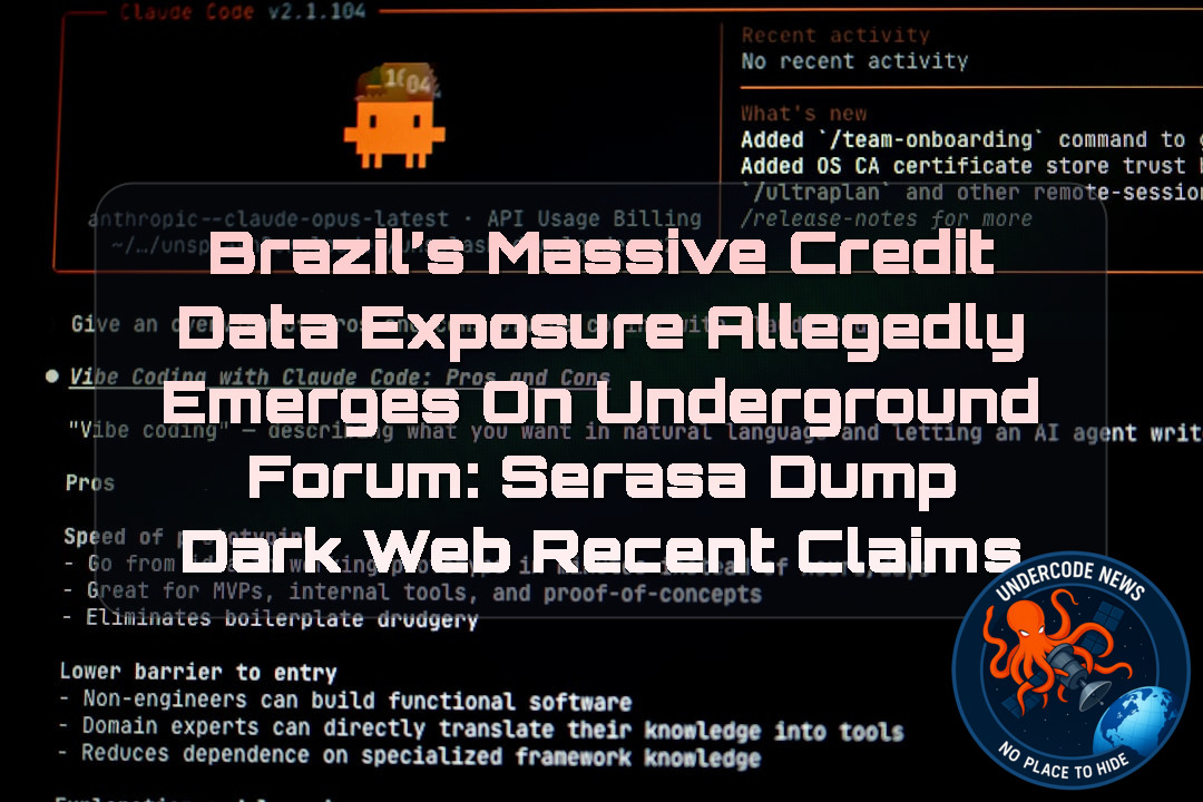 Brazil’s Massive Credit Data Exposure Allegedly Emerges on Underground Forum: Serasa Dump Dark Web recent claims + Video