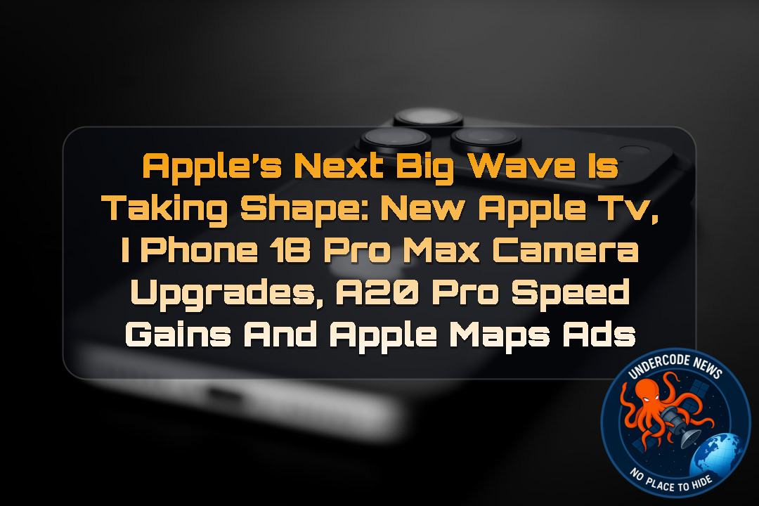 Apple’s Next Big Wave Is Taking Shape: New Apple TV, iPhone 18 Pro Max Camera Upgrades, A20 Pro Speed Gains and Apple Maps Ads + Video