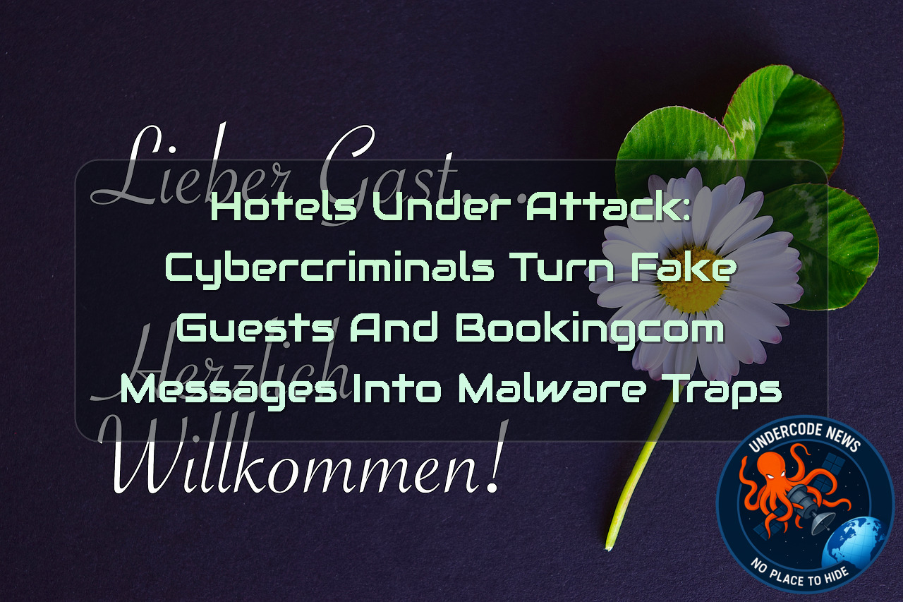 Hotels Under Attack: Cybercriminals Turn Fake Guests and Bookingcom Messages Into Malware Traps + Video