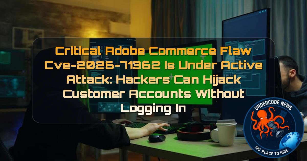 Critical Adobe Commerce Flaw CVE-2026-71362 Is Under Active Attack: Hackers Can Hijack Customer Accounts Without Logging In + Video