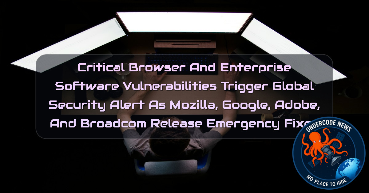 Critical Browser and Enterprise Software Vulnerabilities Trigger Global Security Alert as Mozilla, Google, Adobe, and Broadcom Release Emergency Fixes + Video