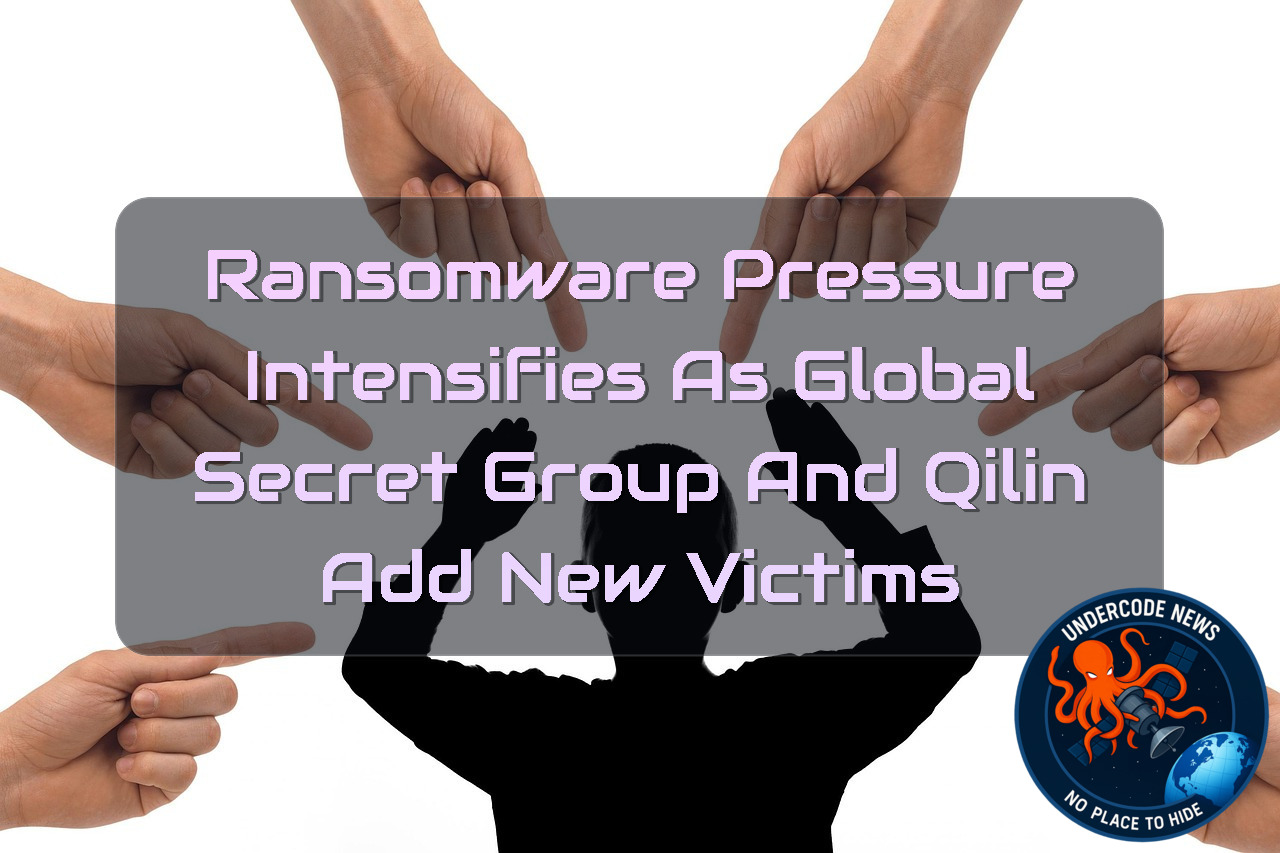 Ransomware Pressure Intensifies as Global Secret Group and Qilin Add New Victims + Video