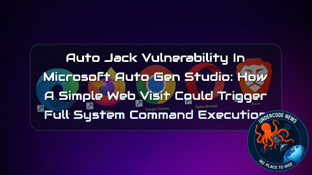 AutoJack Vulnerability in Microsoft AutoGen Studio: How a Simple Web Visit Could Trigger Full System Command Execution + Video