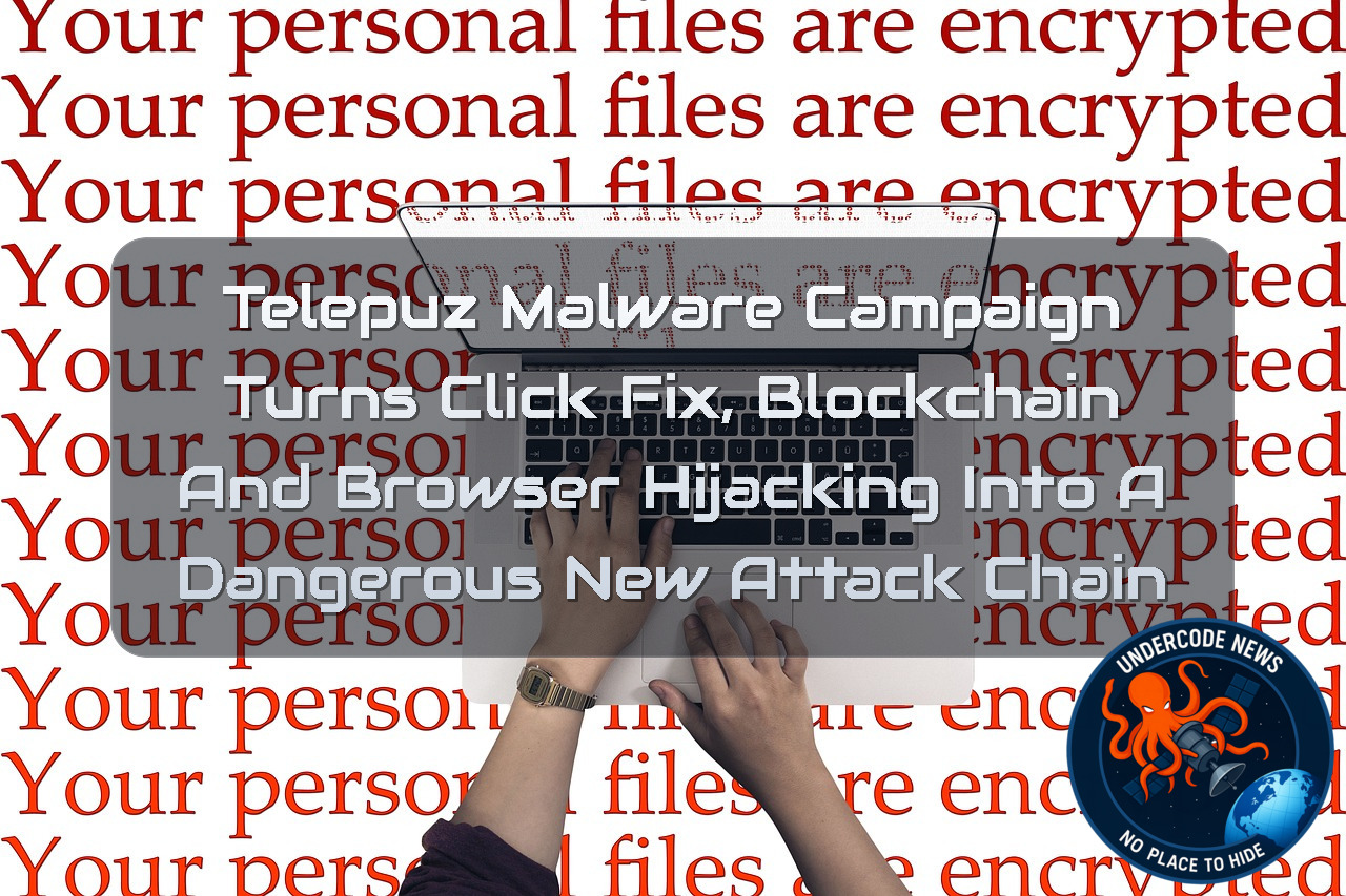 TELEPUZ Malware Campaign Turns ClickFix, Blockchain and Browser Hijacking Into a Dangerous New Attack Chain + Video