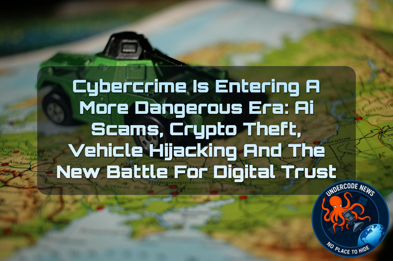 Cybercrime Is Entering a More Dangerous Era: AI Scams, Crypto Theft, Vehicle Hijacking and the New Battle for Digital Trust + Video