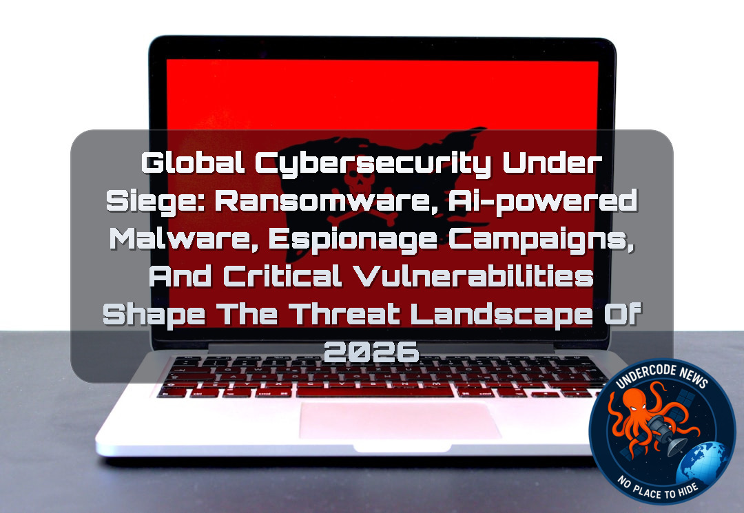Global Cybersecurity Under Siege: Ransomware, AI-Powered Malware, Espionage Campaigns, and Critical Vulnerabilities Shape the Threat Landscape of 2026 + Video