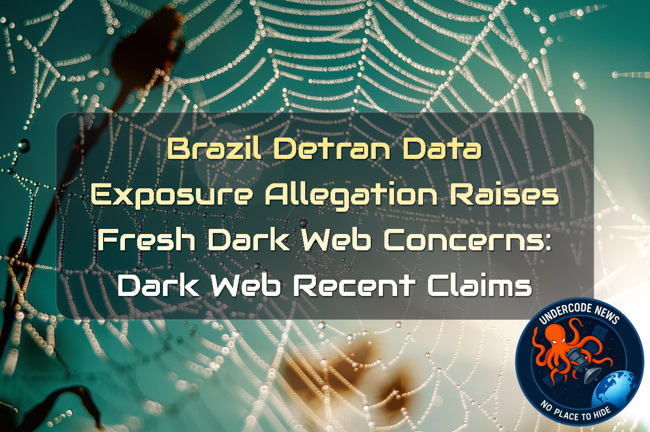 Brazil Detran Data Exposure Allegation Raises Fresh Dark Web Concerns: Dark Web Recent Claims + Video