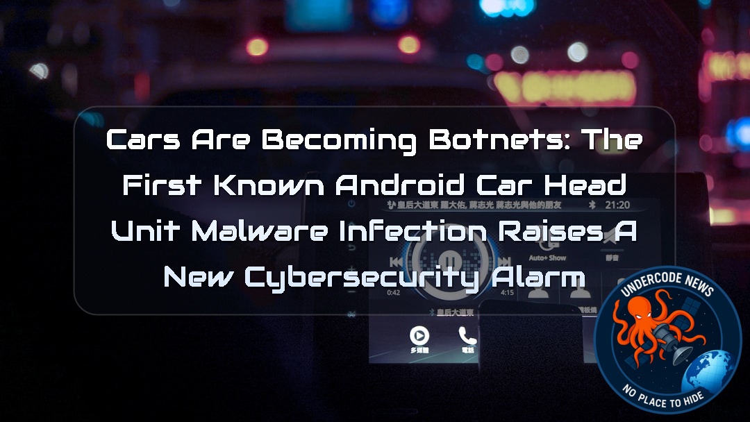 Cars Are Becoming Botnets: The First Known Android Car Head Unit Malware Infection Raises a New Cybersecurity Alarm + Video