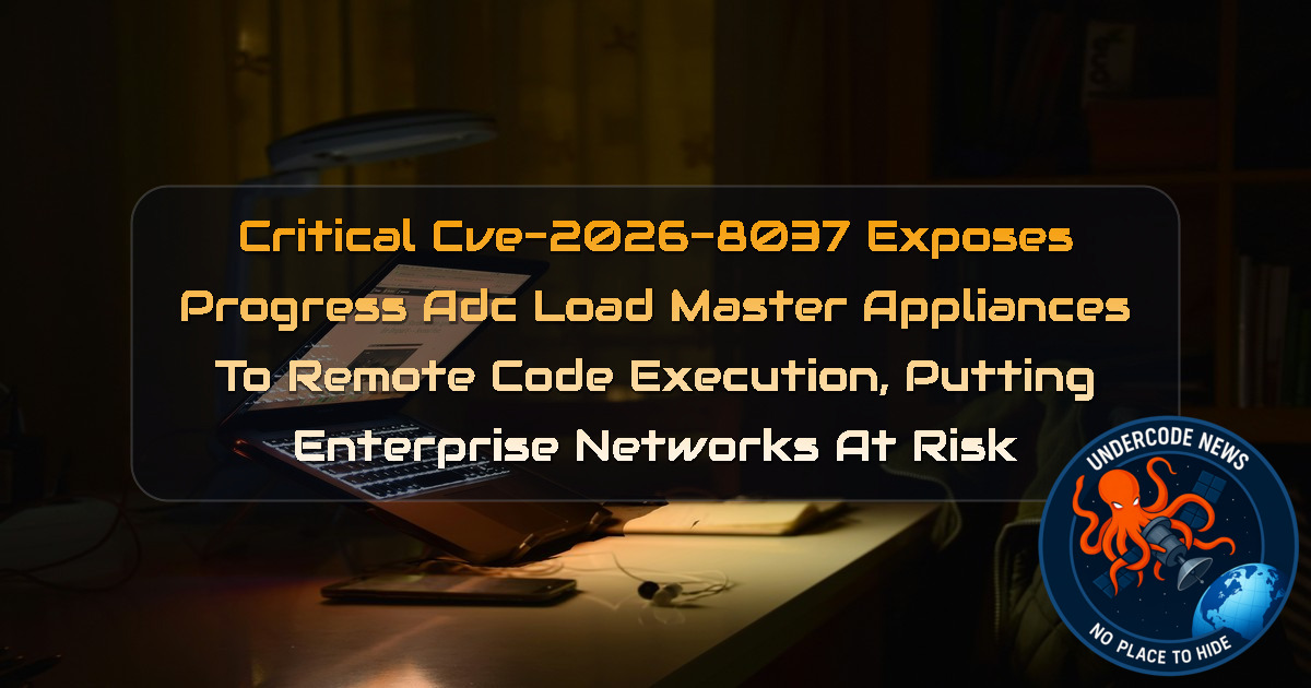 Critical CVE-2026-8037 Exposes Progress ADC LoadMaster Appliances to Remote Code Execution, Putting Enterprise Networks at Risk + Video