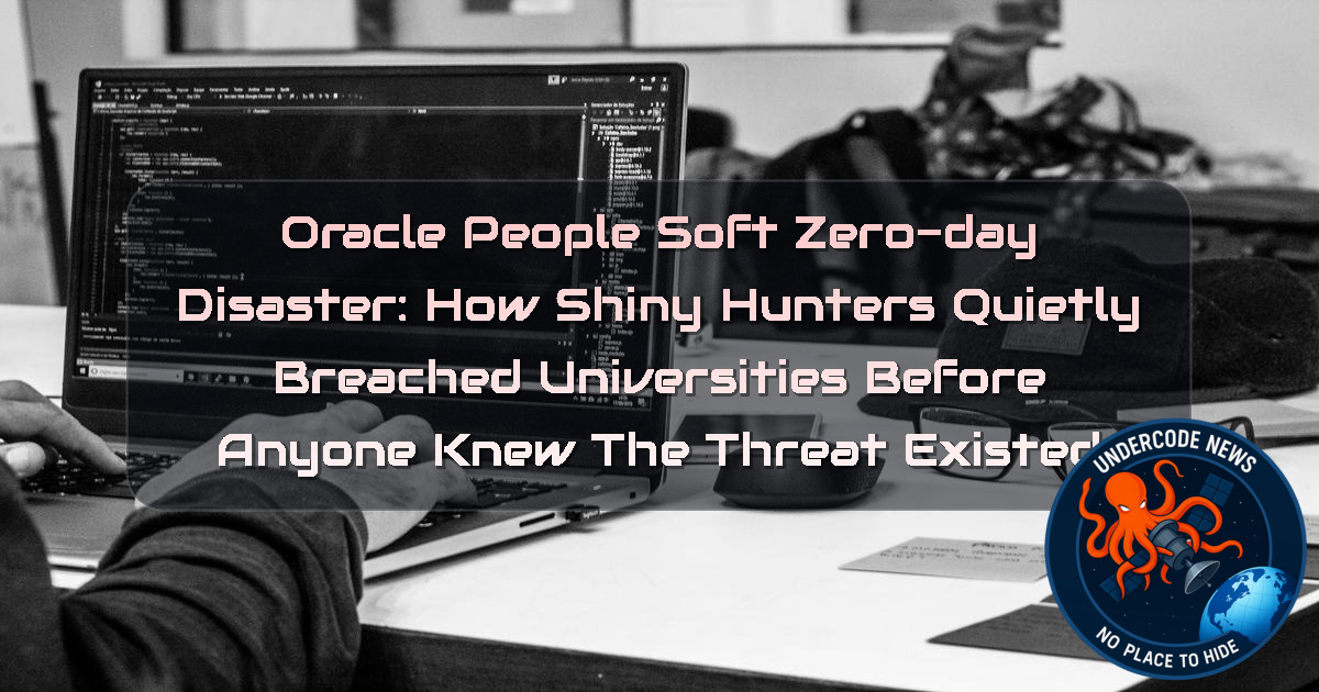 Oracle PeopleSoft Zero-Day Disaster: How ShinyHunters Quietly Breached Universities Before Anyone Knew the Threat Existed + Video
