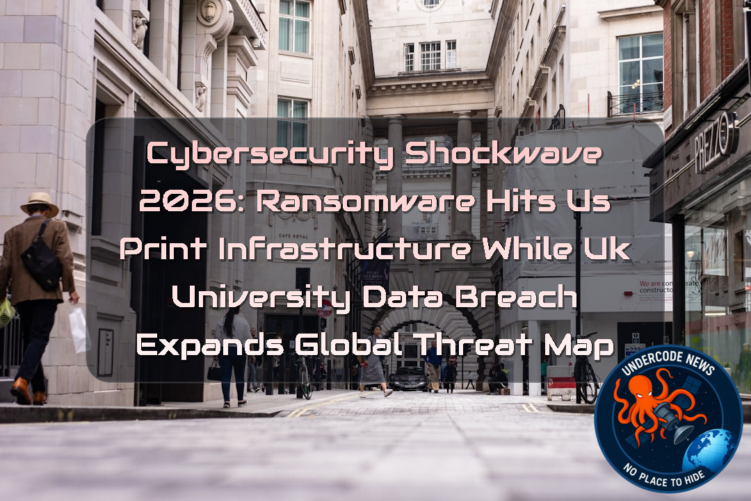 CYBERSECURITY SHOCKWAVE 2026: Ransomware Hits US Print Infrastructure While UK University Data Breach Expands Global Threat Map + Video