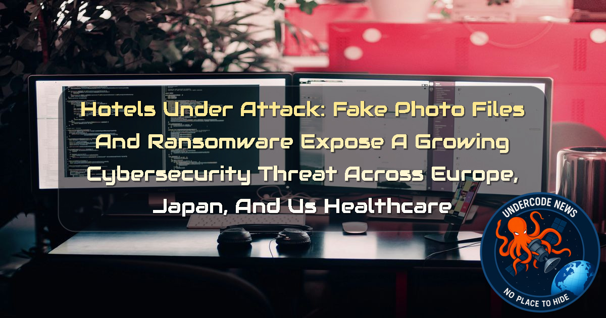 Hotels Under Attack: Fake Photo Files and Ransomware Expose a Growing Cybersecurity Threat Across Europe, Japan, and US Healthcare + Video
