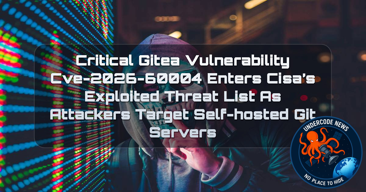 Critical Gitea Vulnerability CVE-2026-60004 Enters CISA’s Exploited Threat List as Attackers Target Self-Hosted Git Servers + Video