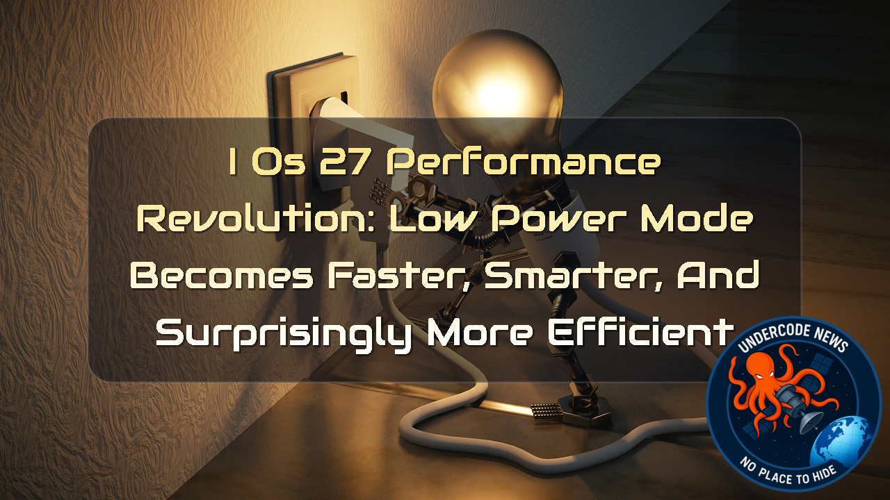 iOS 27 Performance Revolution: Low Power Mode Becomes Faster, Smarter, and Surprisingly More Efficient + Video