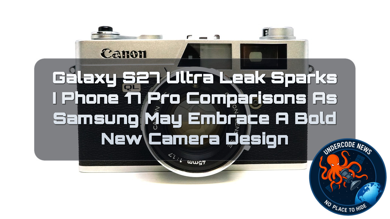Galaxy S27 Ultra Leak Sparks iPhone 17 Pro Comparisons as Samsung May Embrace a Bold New Camera Design + Video