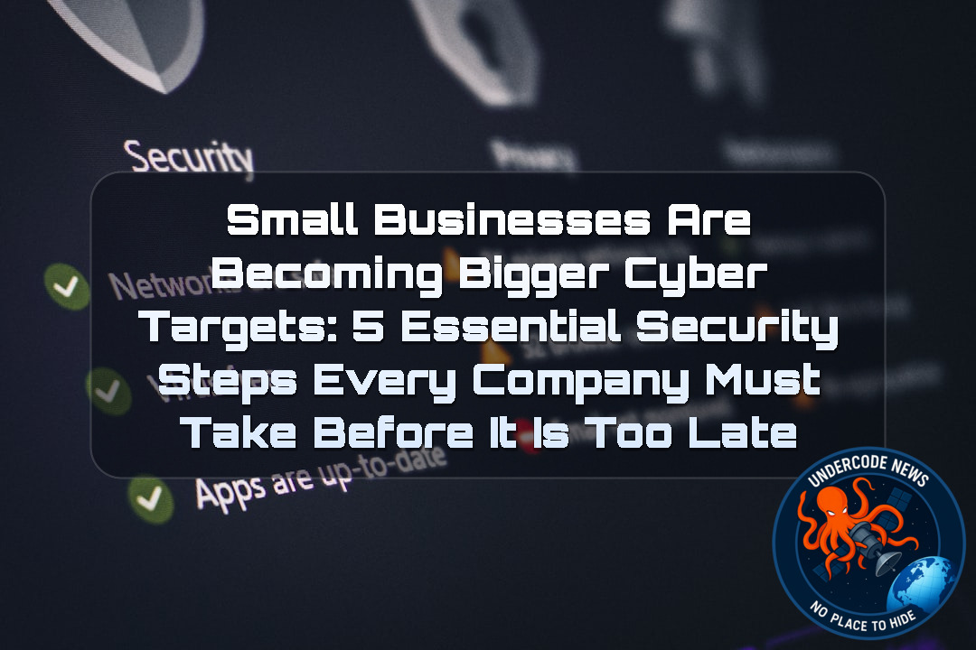 Small Businesses Are Becoming Bigger Cyber Targets: 5 Essential Security Steps Every Company Must Take Before It Is Too Late + Video