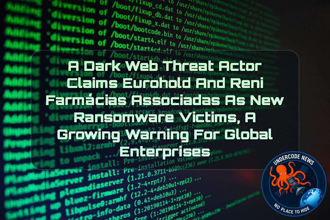 A DarkWeb Threat Actor Claims Eurohold and RENI Farmácias Associadas as New Ransomware Victims, A Growing Warning for Global Enterprises + Video