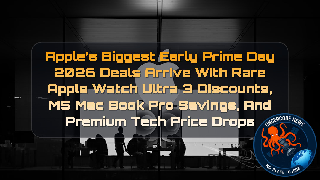 Apple’s Biggest Early Prime Day 2026 Deals Arrive With Rare Apple Watch Ultra 3 Discounts, M5 MacBook Pro Savings, and Premium Tech Price Drops + Video