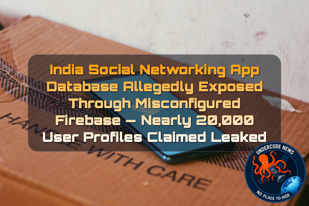 India Social Networking App Database Allegedly Exposed Through Misconfigured Firebase — Nearly 20,000 User Profiles Claimed Leaked + Video