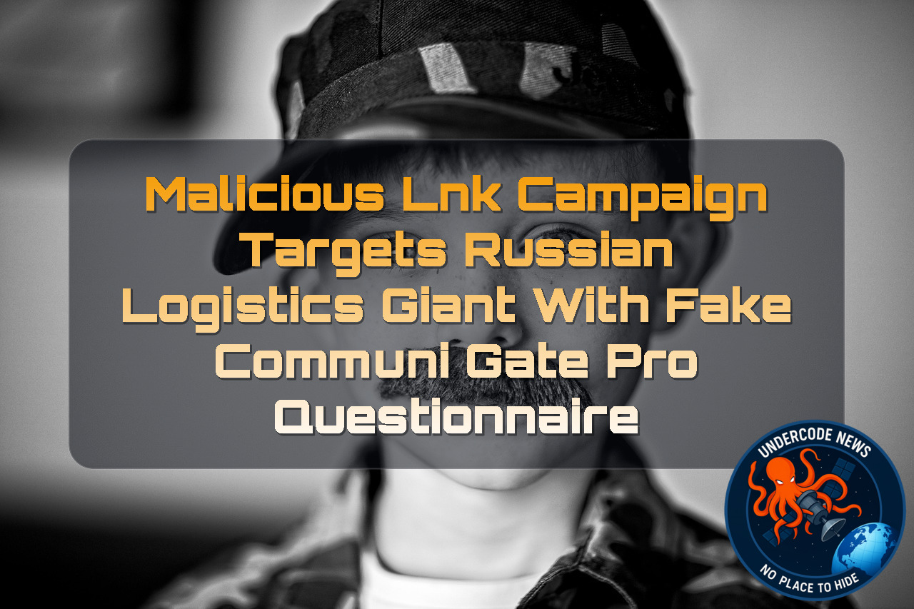 Malicious LNK Campaign Targets Russian Logistics Giant With Fake CommuniGate Pro Questionnaire + Video