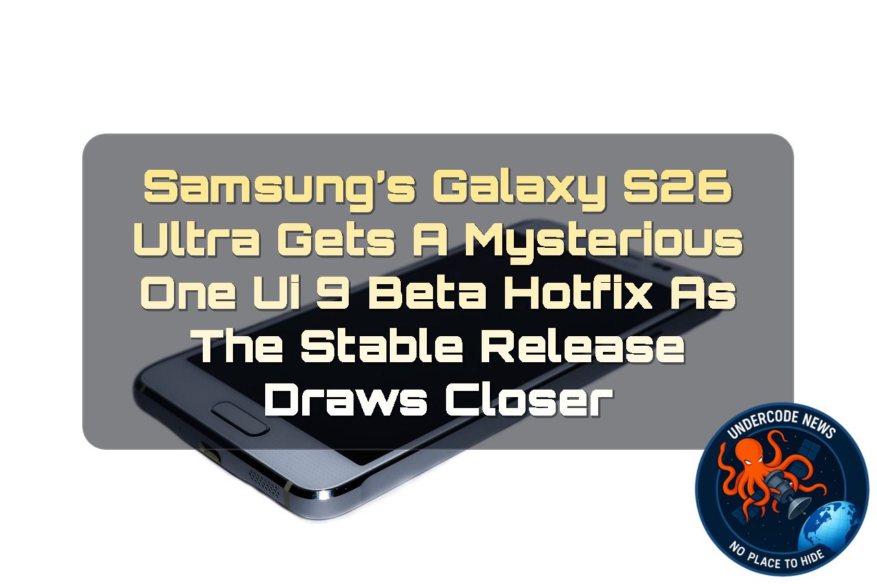 Samsung’s Galaxy S26 Ultra Gets a Mysterious One UI 9 Beta Hotfix as the Stable Release Draws Closer + Video