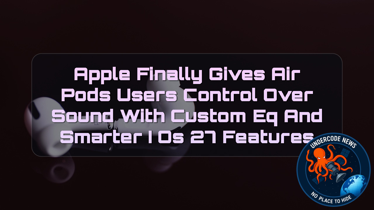 Apple Finally Gives AirPods Users Control Over Sound With Custom EQ and Smarter iOS 27 Features + Video