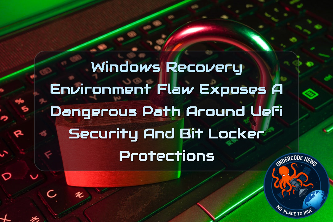 Windows Recovery Environment Flaw Exposes a Dangerous Path Around UEFI Security and BitLocker Protections + Video