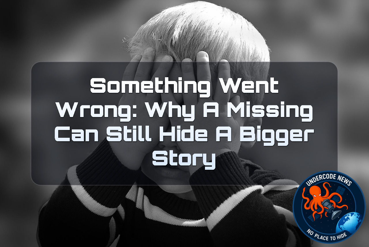 Something Went Wrong: Why a Missing Can Still Hide a Bigger Story + Video