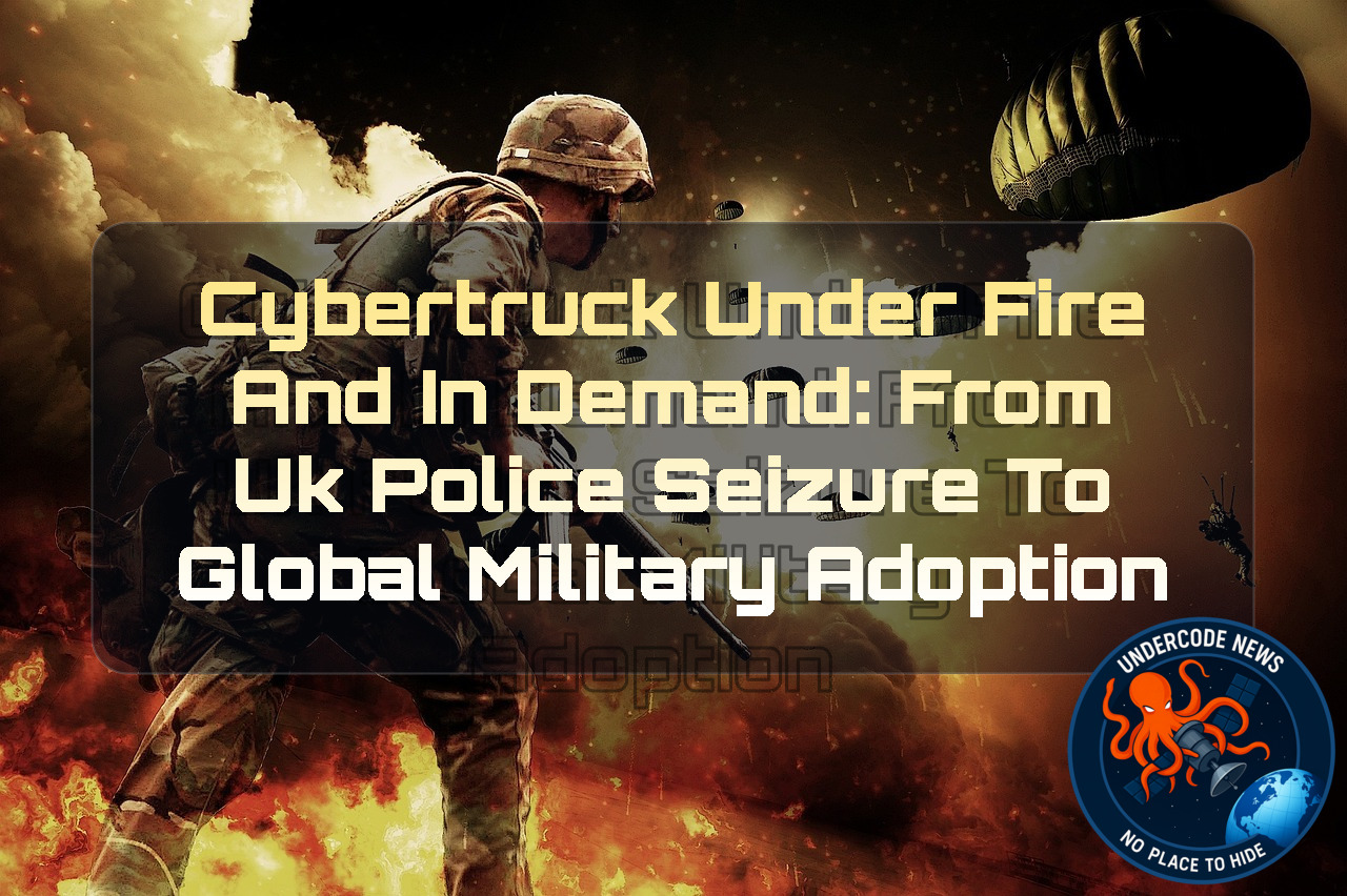 Cybertruck Under Fire and in Demand: From UK Police Seizure to Global Military Adoption + Video