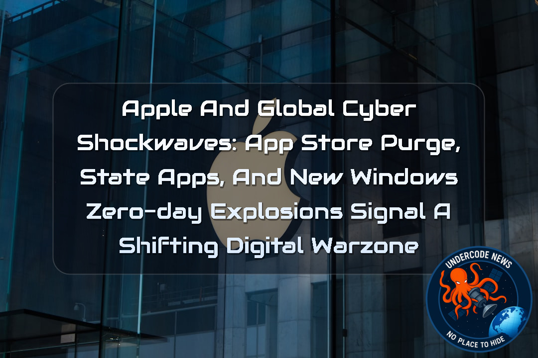 APPLE AND GLOBAL CYBER SHOCKWAVES: APP STORE PURGE, STATE APPS, AND NEW WINDOWS ZERO-DAY EXPLOSIONS SIGNAL A SHIFTING DIGITAL WARZONE + Video