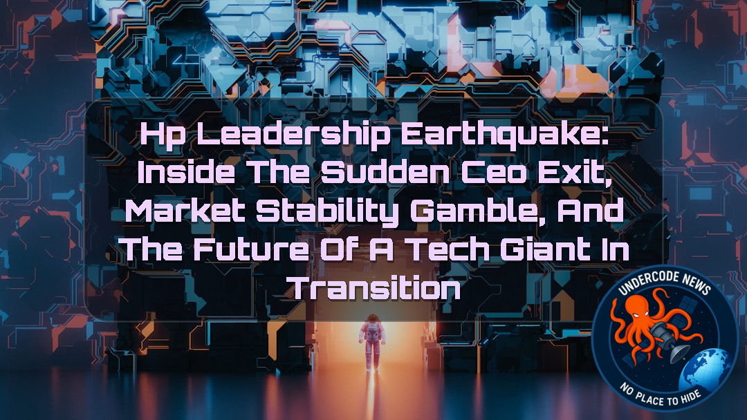 HP Leadership Earthquake: Inside the Sudden CEO Exit, Market Stability Gamble, and the Future of a Tech Giant in Transition