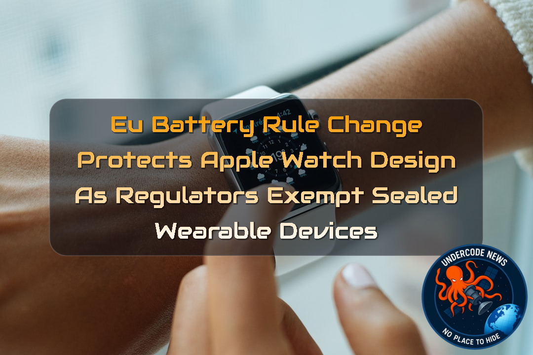 EU Battery Rule Change Protects Apple Watch Design as Regulators Exempt Sealed Wearable Devices + Video
