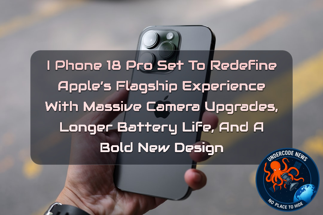 iPhone 18 Pro Set to Redefine Apple’s Flagship Experience with Massive Camera Upgrades, Longer Battery Life, and a Bold New Design + Video