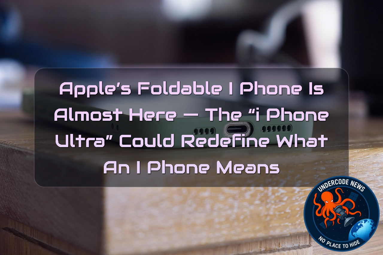 Apple’s Foldable iPhone Is Almost Here — The “iPhone Ultra” Could Redefine What an iPhone Means