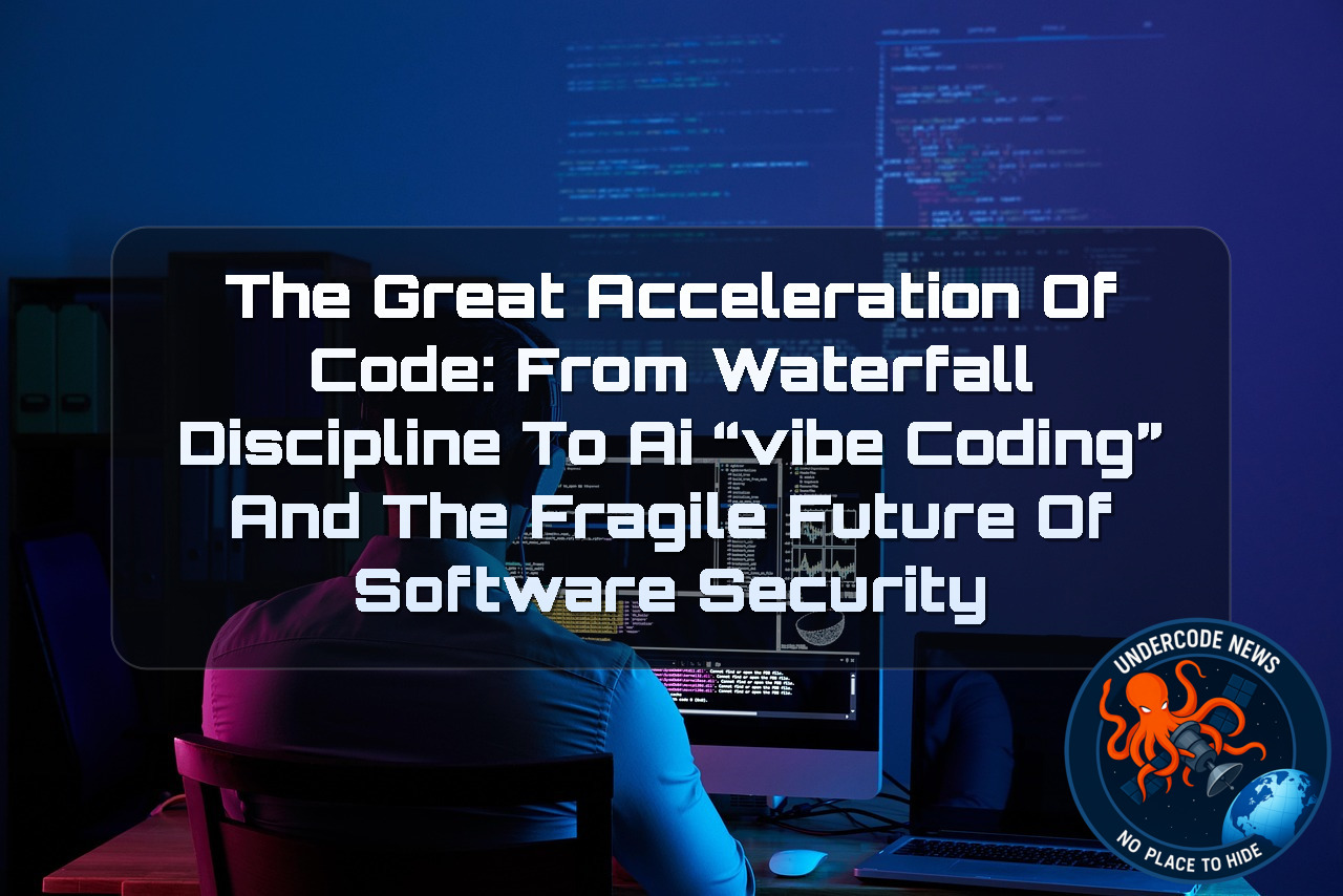The Great Acceleration of Code: From Waterfall Discipline to AI “Vibe Coding” and the Fragile Future of Software Security