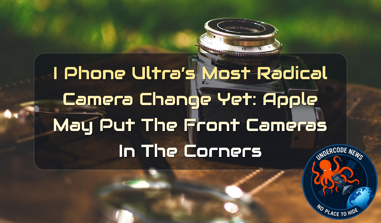 iPhone Ultra’s Most Radical Camera Change Yet: Apple May Put the Front Cameras in the Corners + Video
