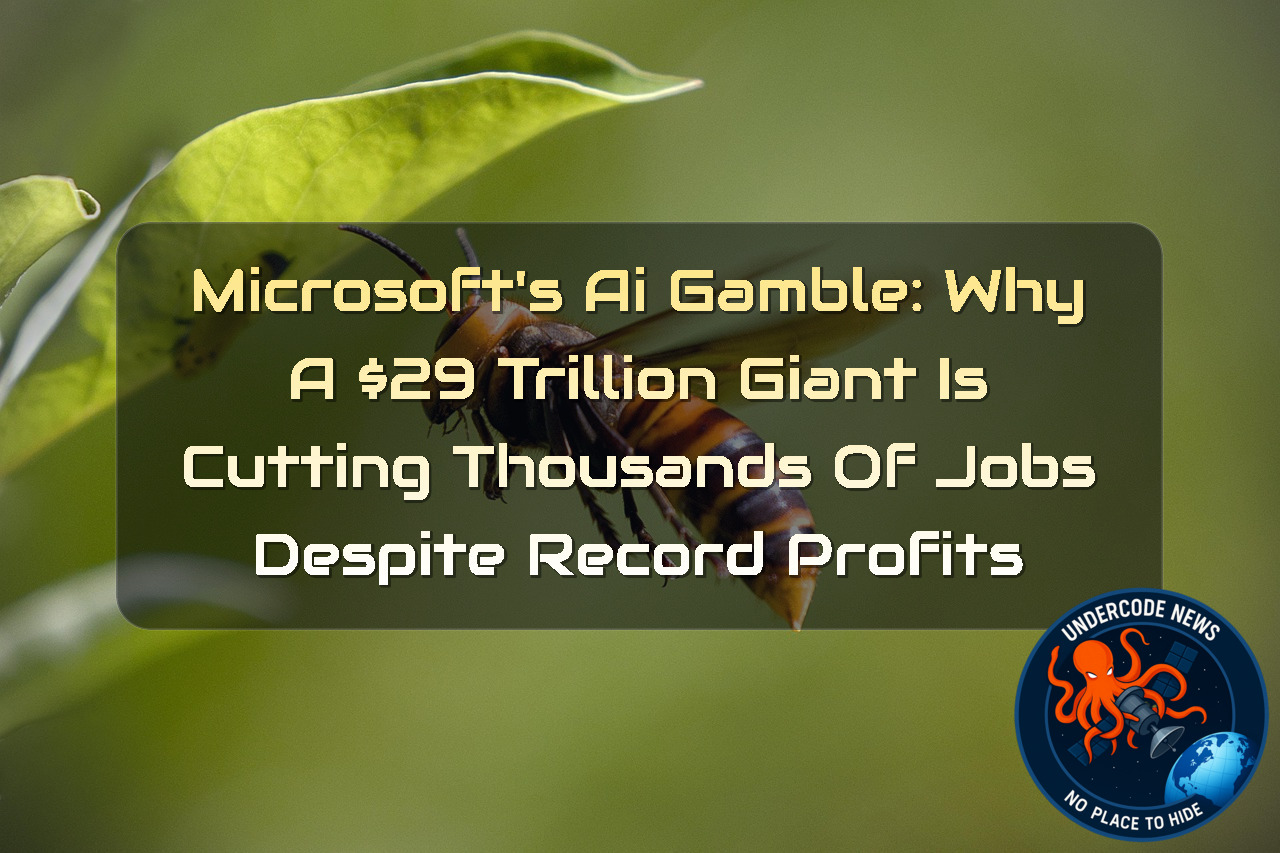 Microsoft’s AI Gamble: Why a 9 Trillion Giant Is Cutting Thousands of Jobs Despite Record Profits
