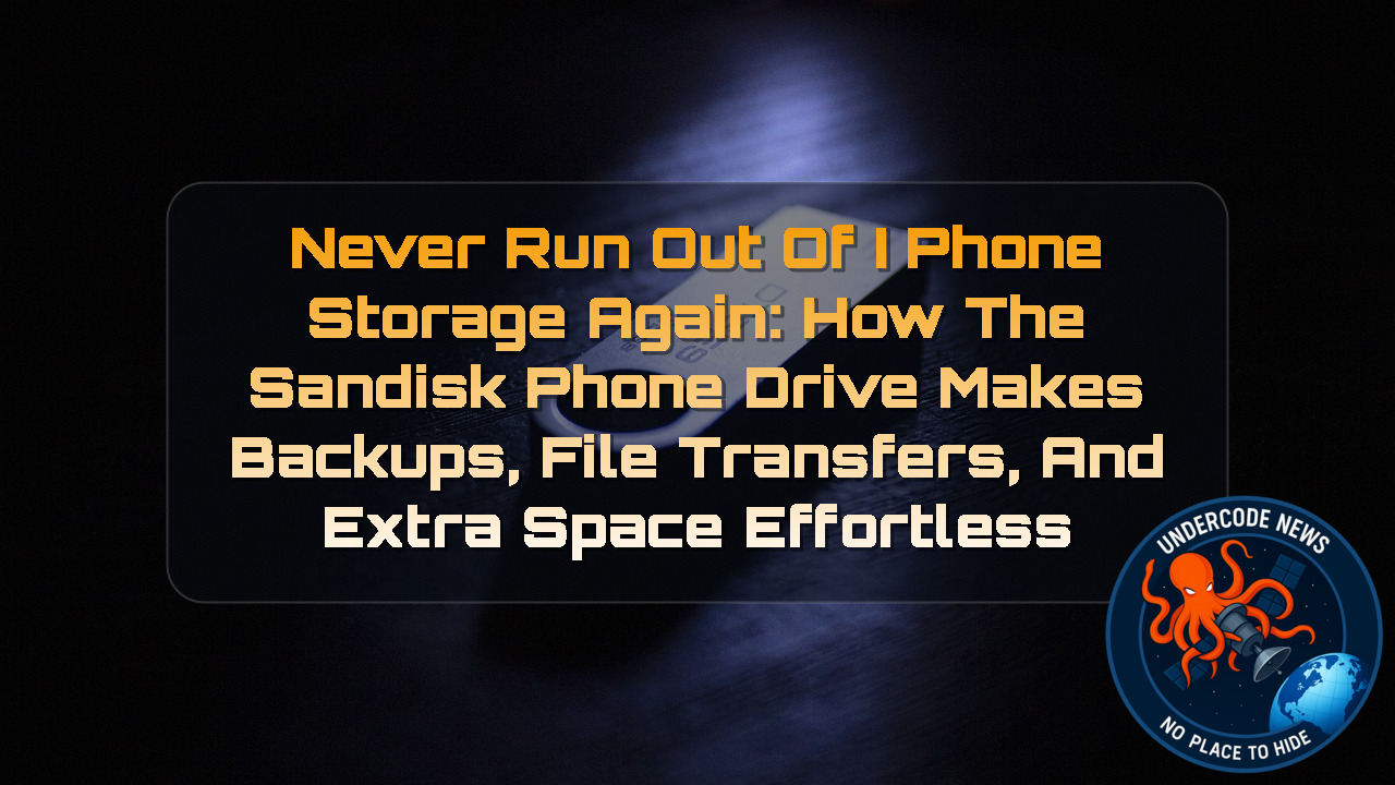 Never Run Out of iPhone Storage Again: How the SANDISK Phone Drive Makes Backups, File Transfers, and Extra Space Effortless + Video