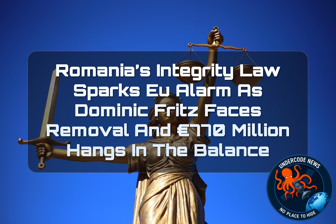 Romania’s Integrity Law Sparks EU Alarm as Dominic Fritz Faces Removal and €770 Million Hangs in the Balance + Video