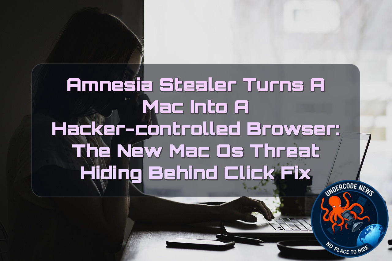 AmnesiaStealer Turns a Mac Into a Hacker-Controlled Browser: The New macOS Threat Hiding Behind ClickFix