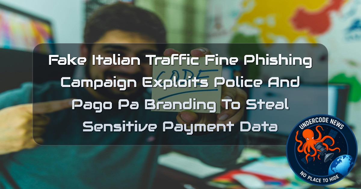 Fake Italian Traffic Fine Phishing Campaign Exploits Police and pagoPA Branding to Steal Sensitive Payment Data + Video