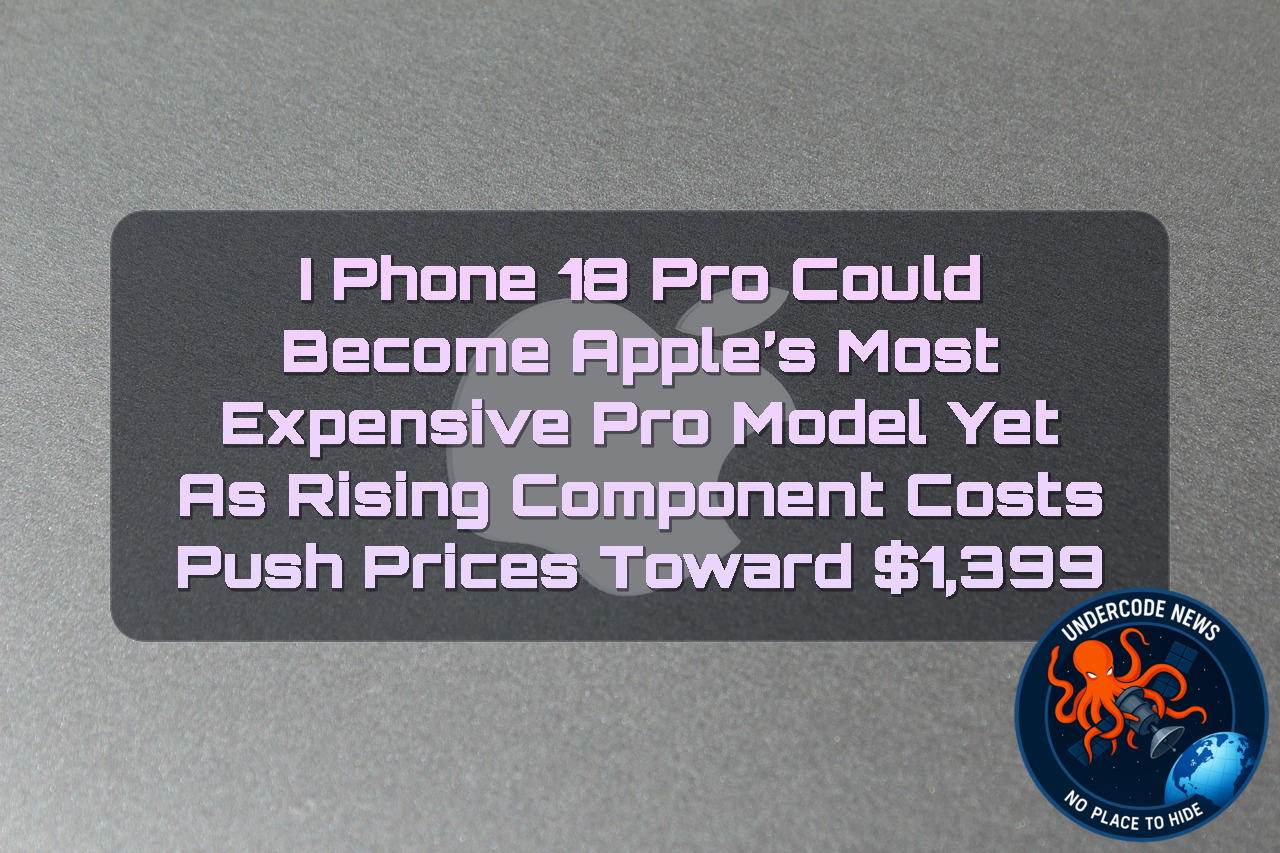 iPhone 18 Pro Could Become Apple’s Most Expensive Pro Model Yet as Rising Component Costs Push Prices Toward ,399 + Video