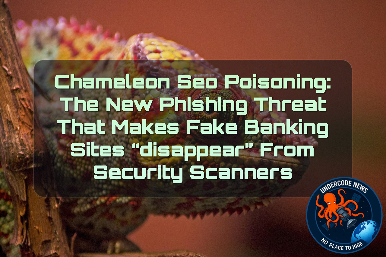 Chameleon SEO Poisoning: The New Phishing Threat That Makes Fake Banking Sites “Disappear” From Security Scanners